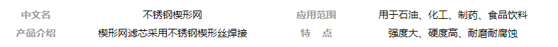 不銹鋼楔形網(wǎng)濾芯的優(yōu)勢(shì)_http://m.punjab24x7.com_新聞資訊_第1張